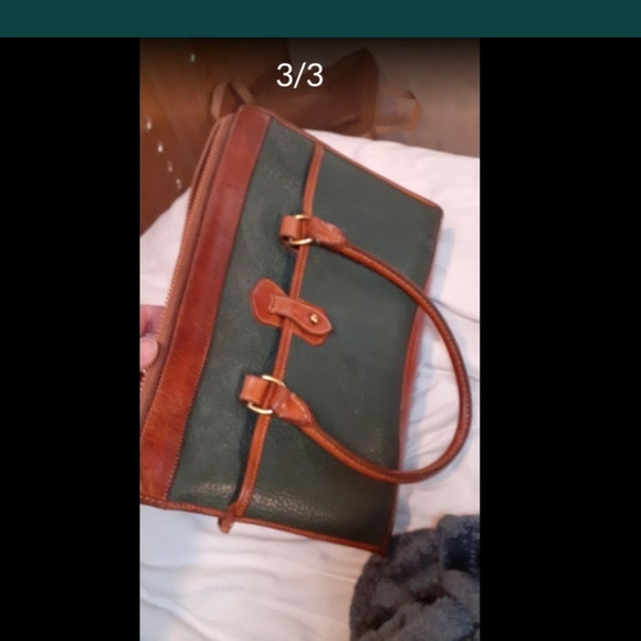 Dooney and Bourke hunter green purse - Picture 3 of 8